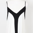 YDE White & Black Strappy Midi Dress | Size S-2