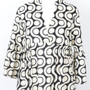 YDE Black & Cream Trapeze Maxi Dress | Size M-2