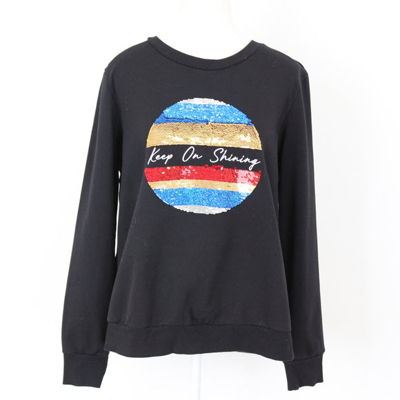 Woolworths Black Sparkle Sweater | Size M