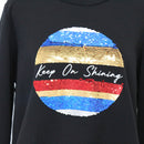 Woolworths Black Sparkle Sweater | Size M-2