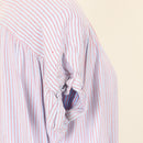 Rare Earth Blue & Red Stripe Blouse | Size 10-3