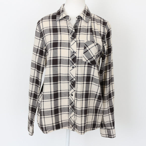 Old Khaki Plaid Shirt | Size 10