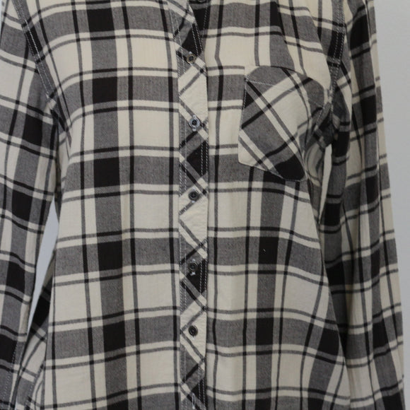 Old Khaki Plaid Shirt | Size 10