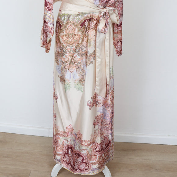 YDE Bohemian Tie-Up Maxi Dress | Size M