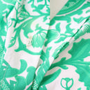 YDE Green & White Button-Up Mini Dress | Size M-4