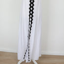 YDE Black & White Strappy Maxi Dress | Size M-3