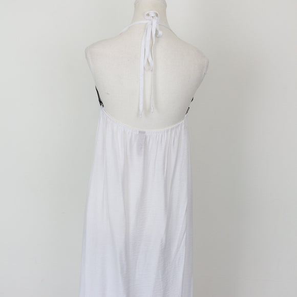 YDE Black & White Strappy Maxi Dress | Size M