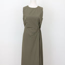 YDE Olive Green Wrap Maxi Dress | Size M-1