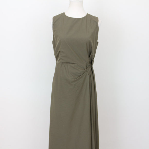 YDE Olive Green Wrap Maxi Dress | Size M
