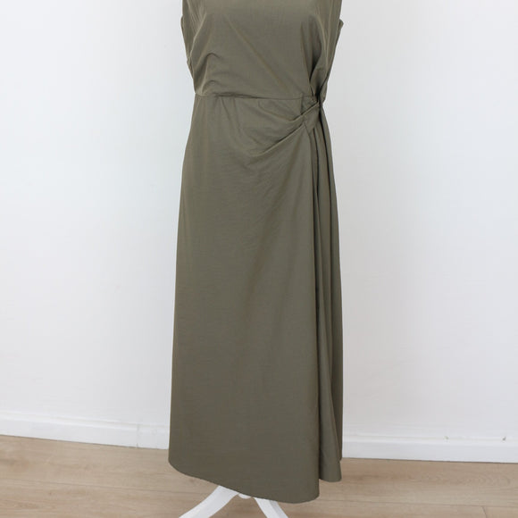 YDE Olive Green Wrap Maxi Dress | Size M