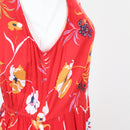 Rare Earth Red Floral Button-Up Dress | Size 10-3