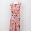 Truworths Pink Floral Formal Maxi Dress | Size 36-1