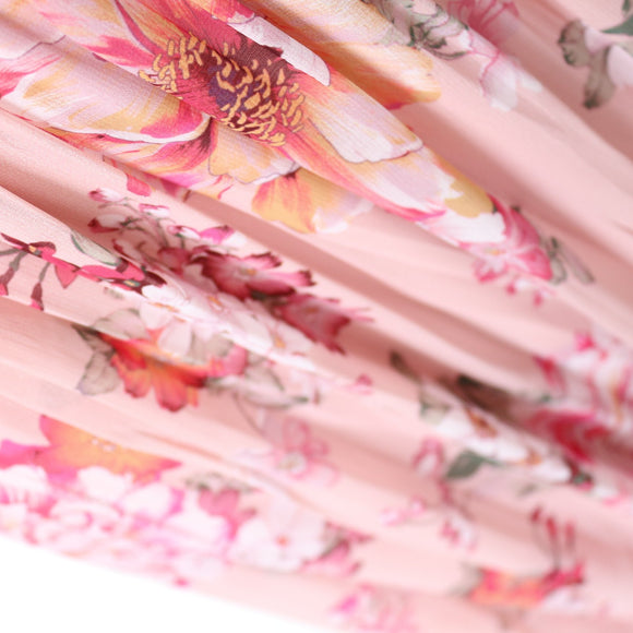 Truworths Pink Floral Formal Maxi Dress | Size 36