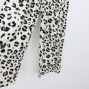YDE Black & White Leopard Print Wide-Leg Linen Pants | Size M-3