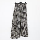 YDE Black & Cream Maxi Skirt | Size M-1