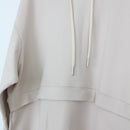 YDE Beige Three-Quarter Sleeve Hoodie | Size M-2