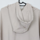 YDE Beige Three-Quarter Sleeve Hoodie | Size M-3