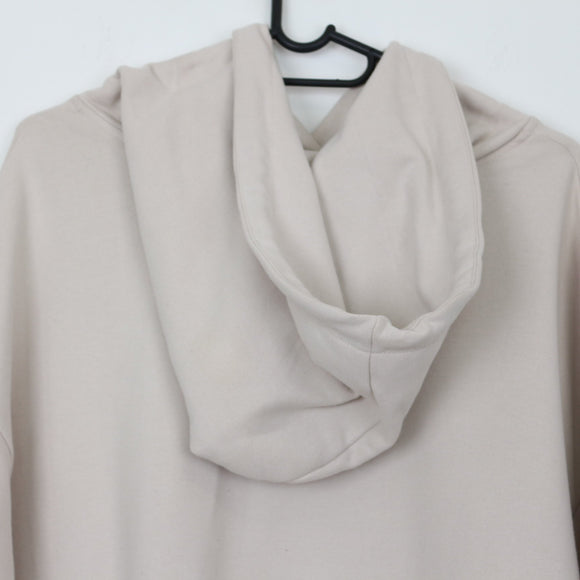 YDE Beige Three-Quarter Sleeve Hoodie | Size M