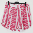 YDE Pink & White Linen-Feel Shorts | Size M-1