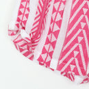 YDE Pink & White Linen-Feel Shorts | Size M-2