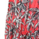 Mango Red Tropical Print Jumpsuit | Size M-2