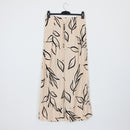 YDE Cream & Black Printed Linen Pants | Size L-1