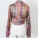 YDE Bohemian Cropped Wrap Top | Size L-2