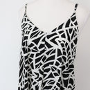 YDE Black & White Strappy Maxi Dress | Size M-4