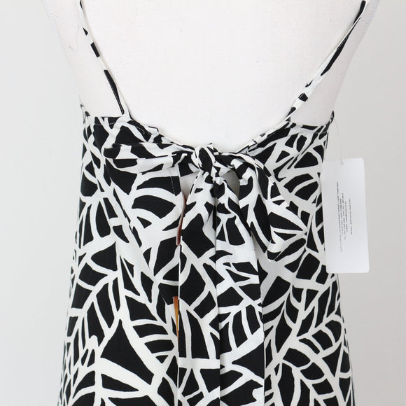 YDE Black & White Strappy Maxi Dress | Size M