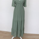 YDE Sage Green Maxi Dress | Size M-4