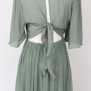YDE Sage Green Maxi Dress | Size M-2