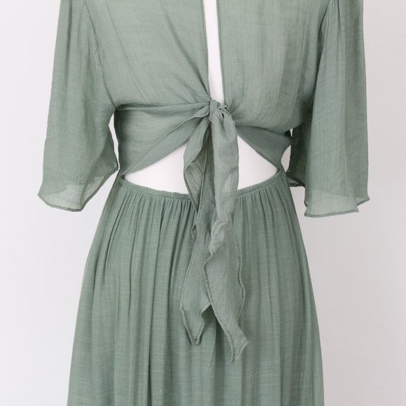 YDE Sage Green Maxi Dress | Size M