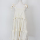 YDE Cream Short Trapeze Dress (M)-1