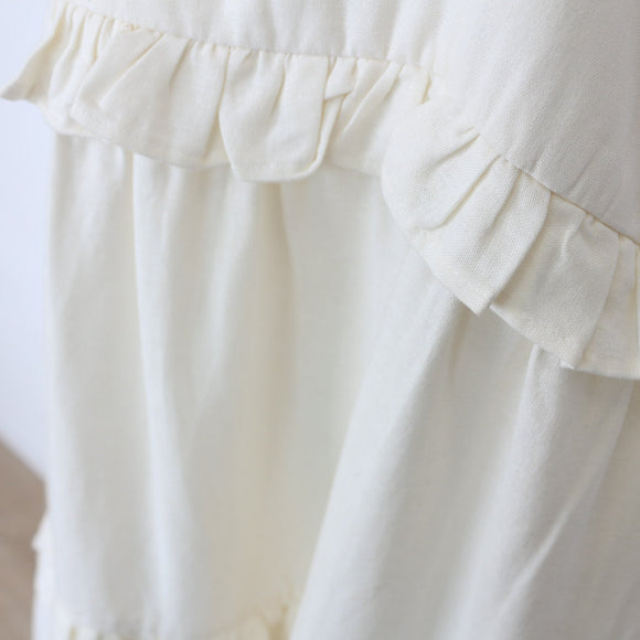 YDE Cream Short Trapeze Dress (M)
