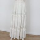 YDE White Embroidered Maxi Dress (M)-2