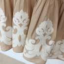 YDE Beige Cream Embroidered Trapeze Dress (M)-2
