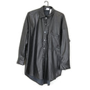 YDE Faux Leather Shirt (S)-1