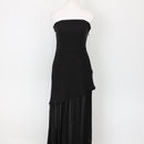 YDE Black Chiffon-Lined Mini Dress-1