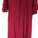YDE Burgundy Long Sleeve Maxi Dress (M)-3