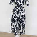 YDE Blue & White Cut-Out Dress (M)-2