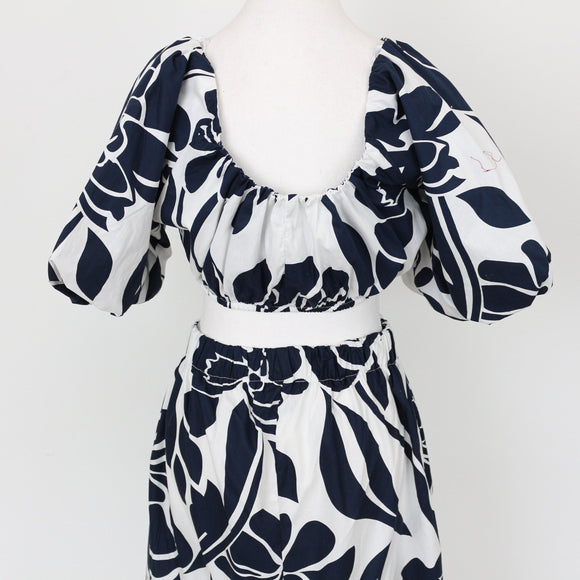 YDE Blue & White Cut-Out Dress (M)