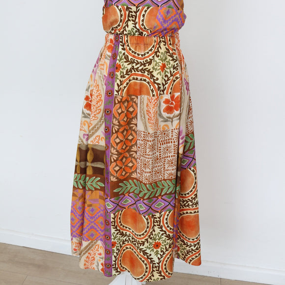 YDE Printed Open-Back Dress (M)