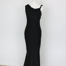 YDE Black Stretch Maxi Dress (M)-1