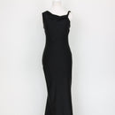 YDE Black Stretch Maxi Dress (M)-2