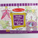 Jumbo Princess & Fairy Colouring Pad by Melissa & Doug-1