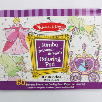Jumbo Princess & Fairy Colouring Pad by Melissa & Doug