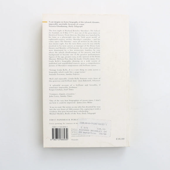 Richard Brinsley Sheridan - A Life by Linda Kelly