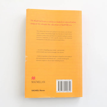 The Right to Learn by by Pam Christie - 0