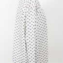 H&M White Patterned Blouse, Size XL-3