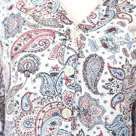 LC Waikiki Boho Long-Sleeve Blouse, Size 40